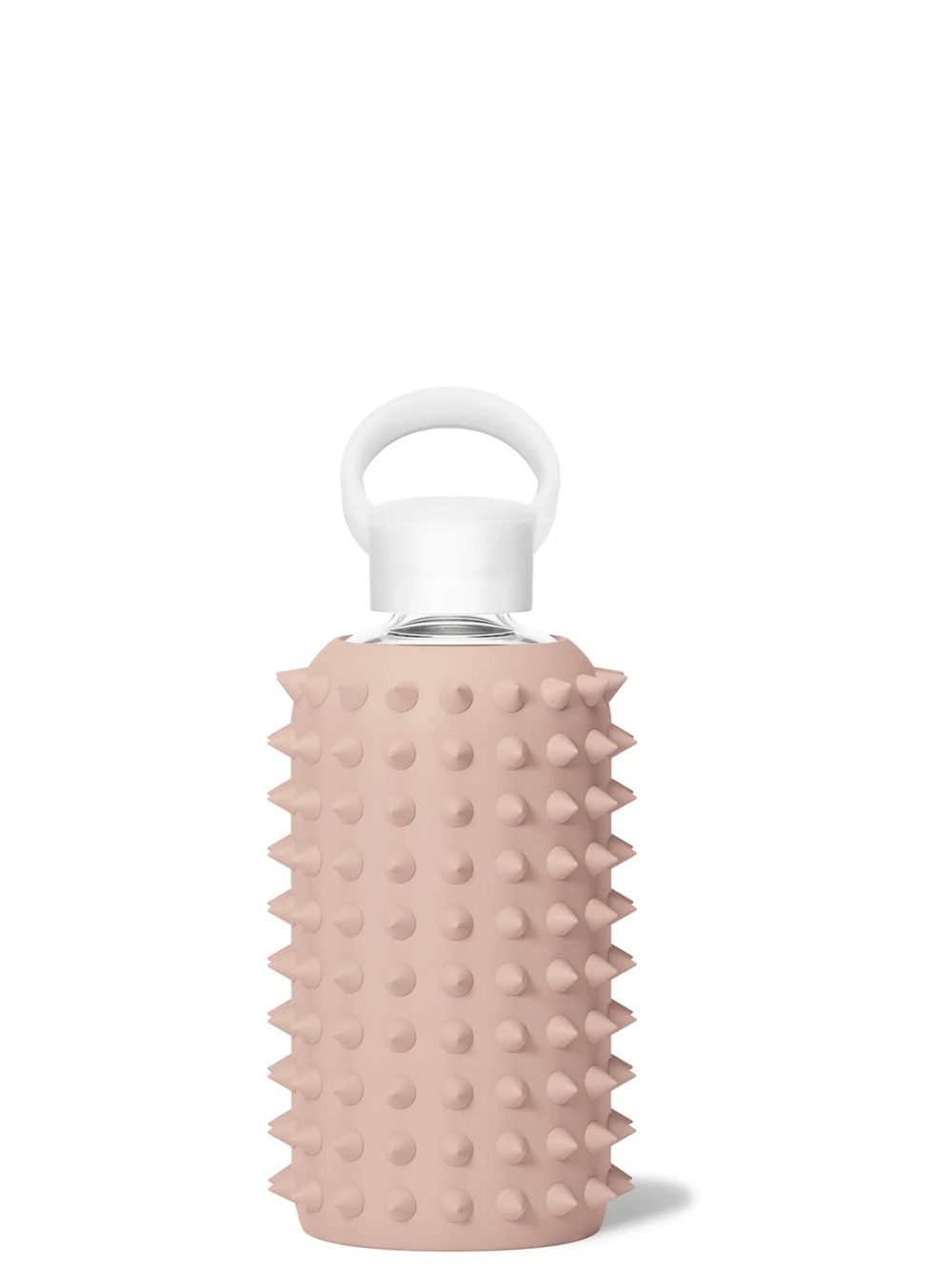 bkr Spiked Tutu Glass Water Bottle 16 oz Light Pink Little Reusable Cup Like New